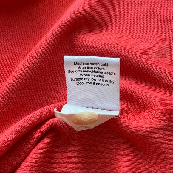 Walter Hagen Hydro-Dri Golf Polo, Salmon, Size M - Picture 5 of 7